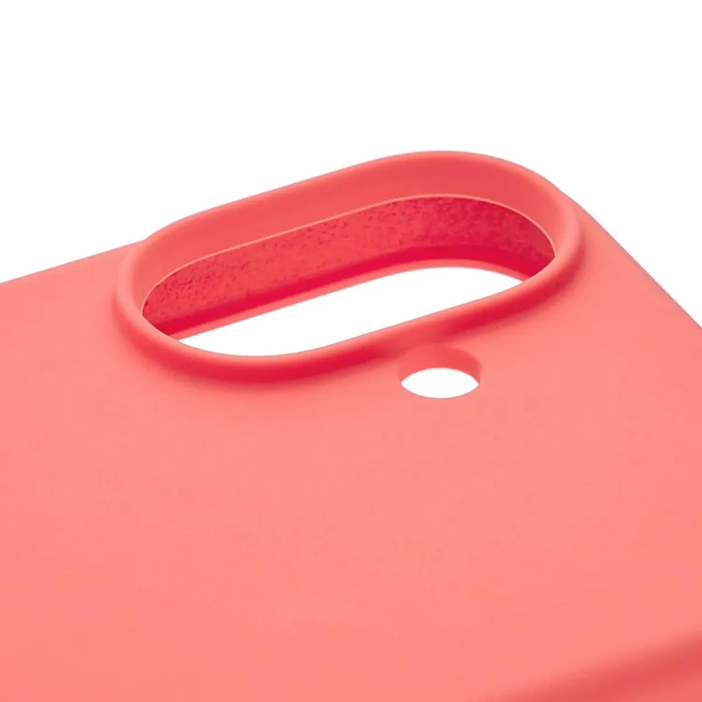 Чехол защитный uBear Touch Mag Case iPhone 16,силикон,софт-тач, коралловый